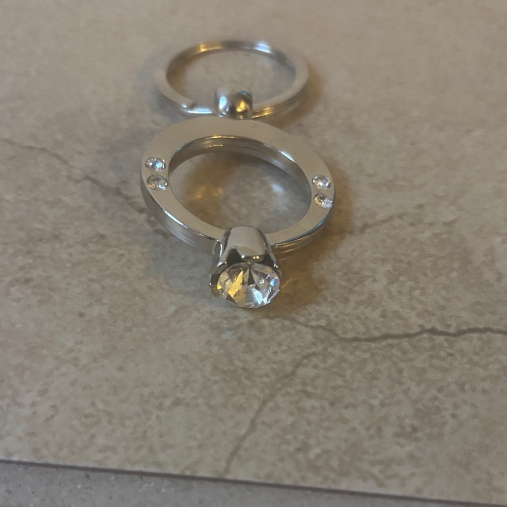 Diamond ring Elegant bag charm